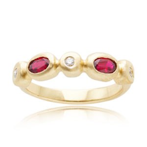 Jennifer Ring with Ruby and Diamond