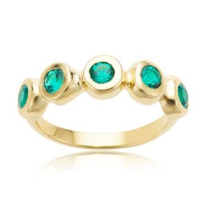 Jane Ring with Emerald