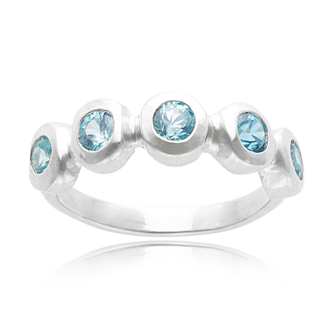 Jane Ring with Aquamarine